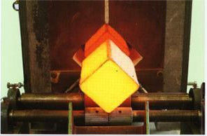 Large Metal Workpiece Rapid Heating Equipment Medium Frequency Induction Heating Diathermy Forging Equipment